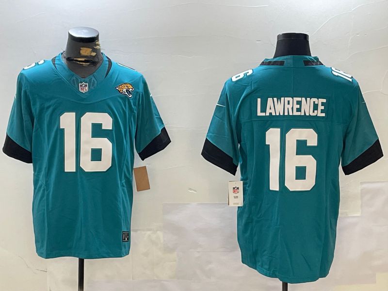 Men Jacksonville Jaguars 16 Lawrence Green Second generation 2024 Nike Limited NFL Jersey style 1